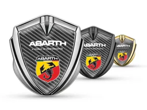 Fiat Abarth Metall Kuppel Emblem High-End Design Drift Look